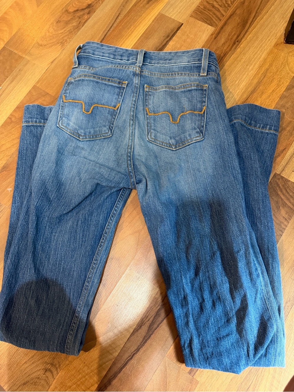 Kimes Ranch Blue Denim Wide Leg Jeans